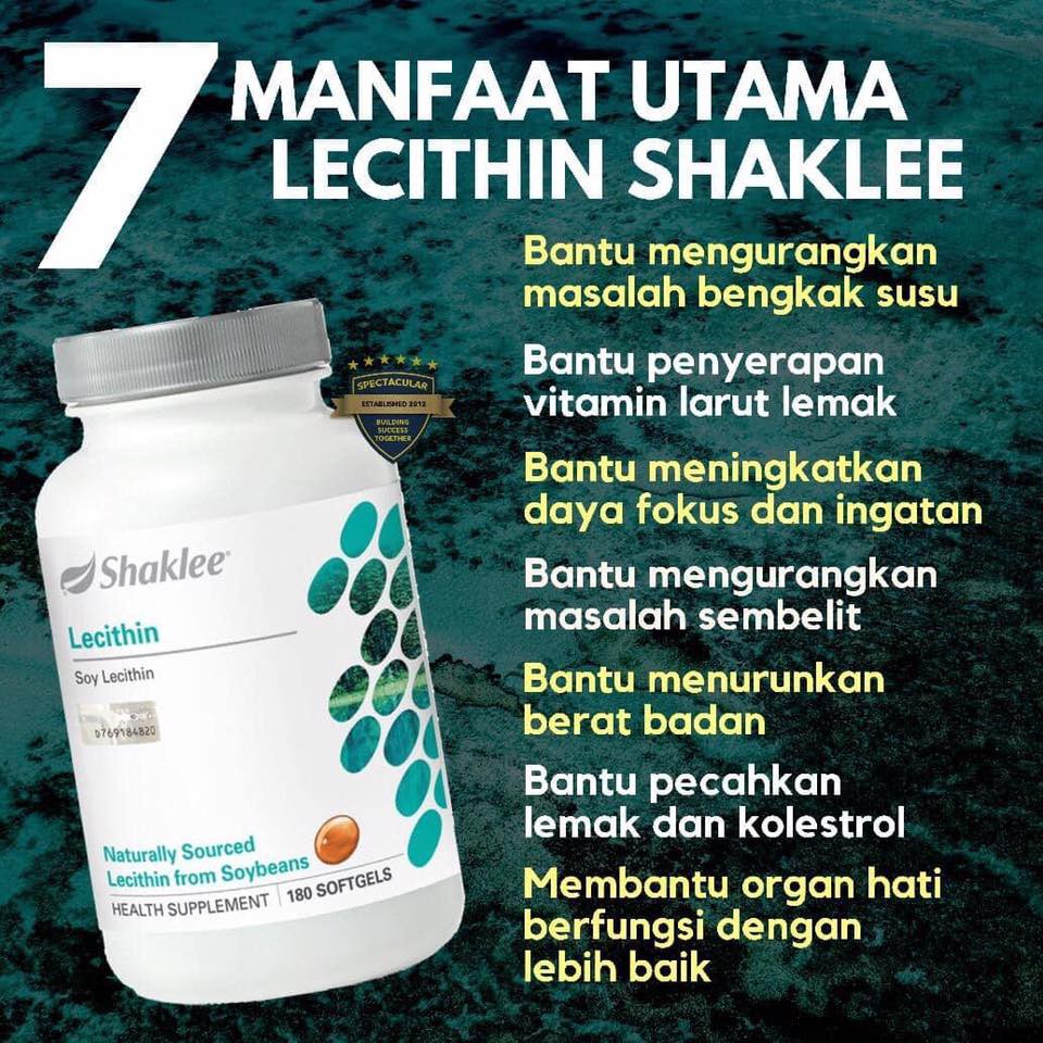 lecithin shaklee manfaat