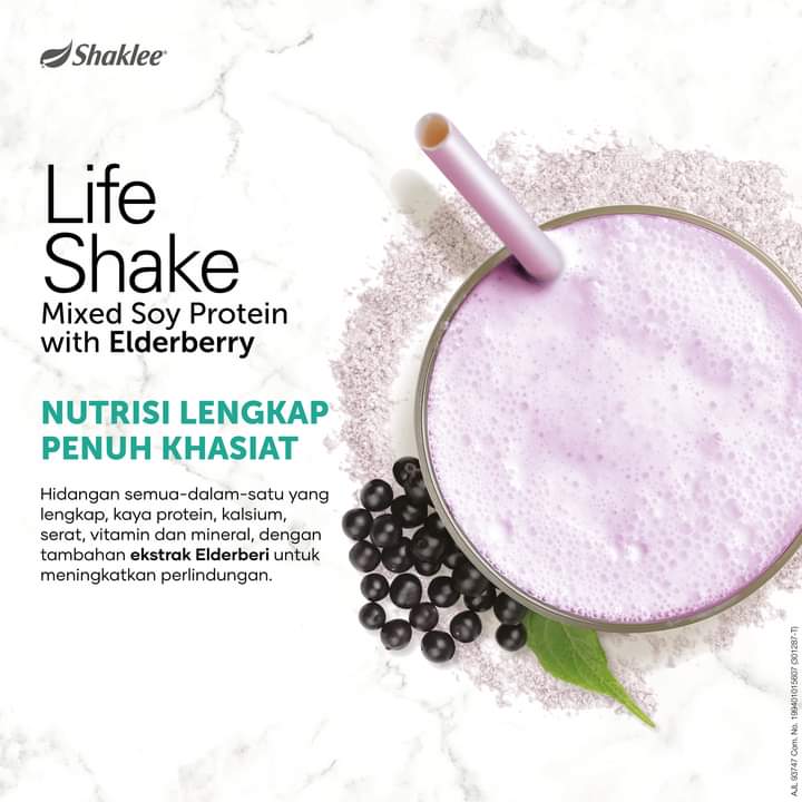 6 Manfaat Life Shake Elderberry Shaklee