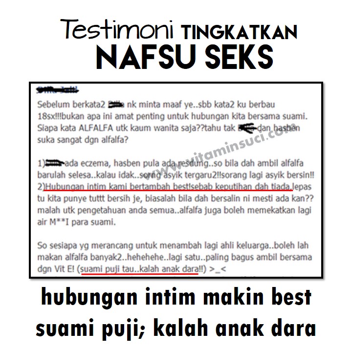 VitaminE Menaikkan Nafsu Seks Wanita Semula
