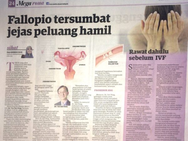 Vivix Shaklee Bantu Wanita Hamil Walaupun Tiub Fallopio Tersumbat