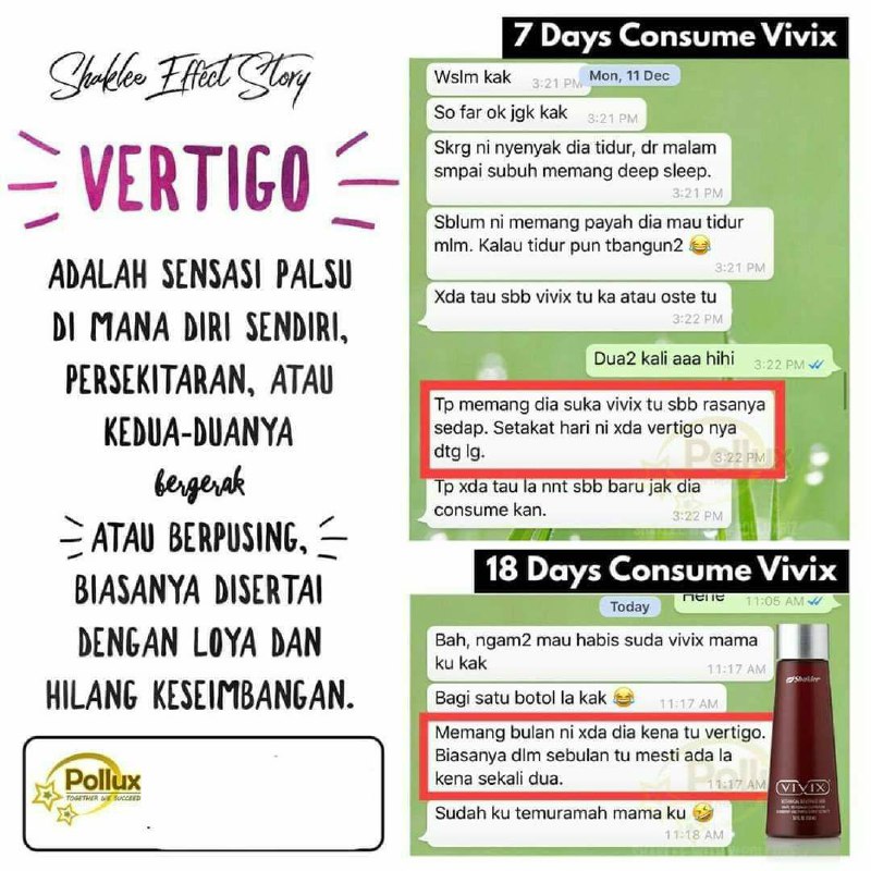 Cara Hilangkan Pening Berpusing