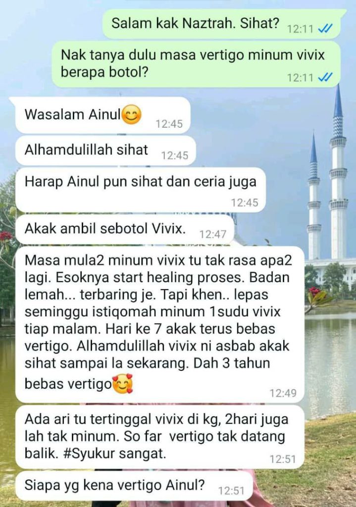 Cara Hilangkan Pening Berpusing