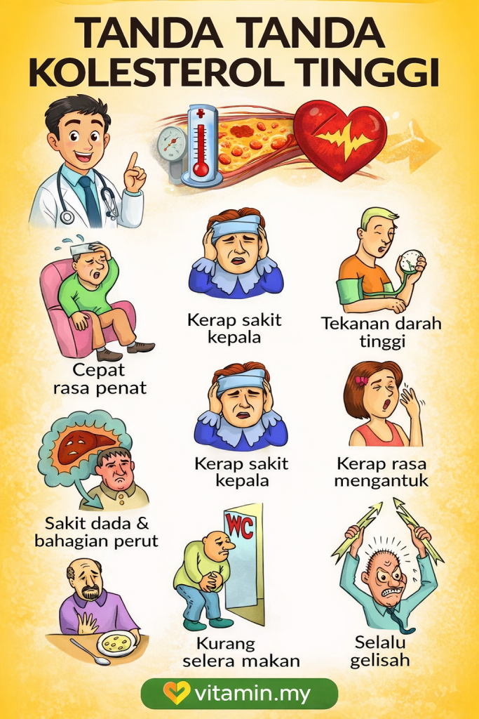 Turunkan Kolesterol Secara Semulajadi