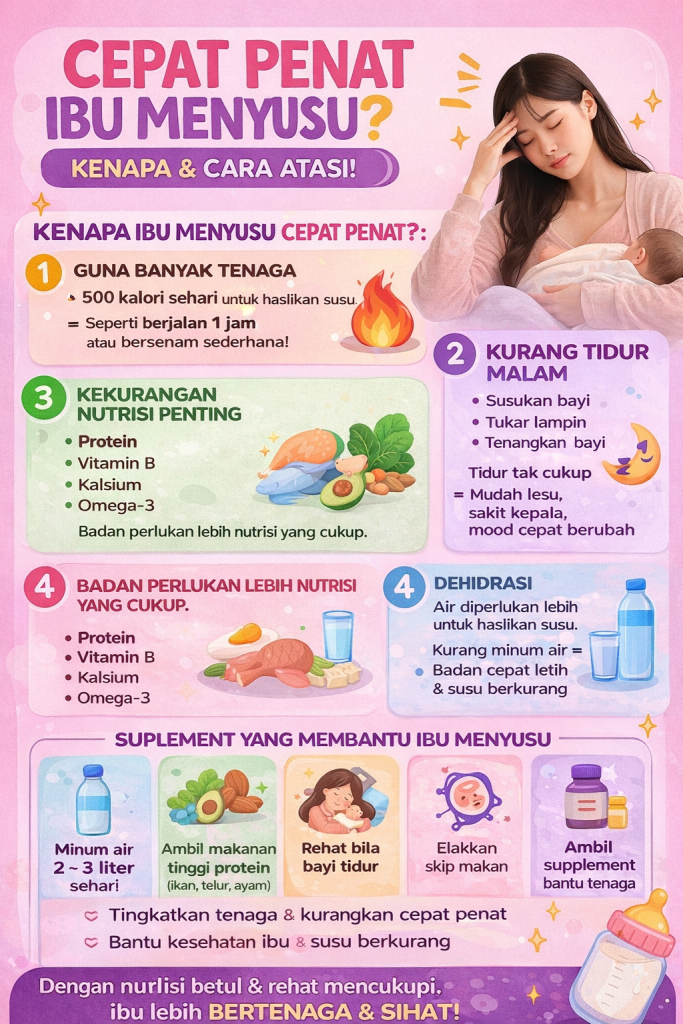 Cepat Penat Ibu Menyusu