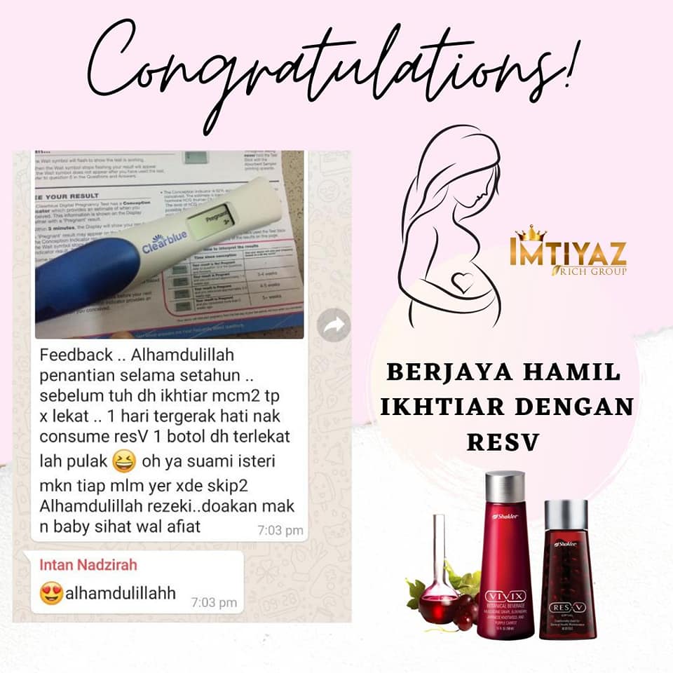 Rawatan Kesuburan Supplement Shaklee