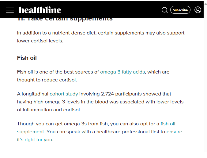 Omega 3 Turunkan Kortisol
