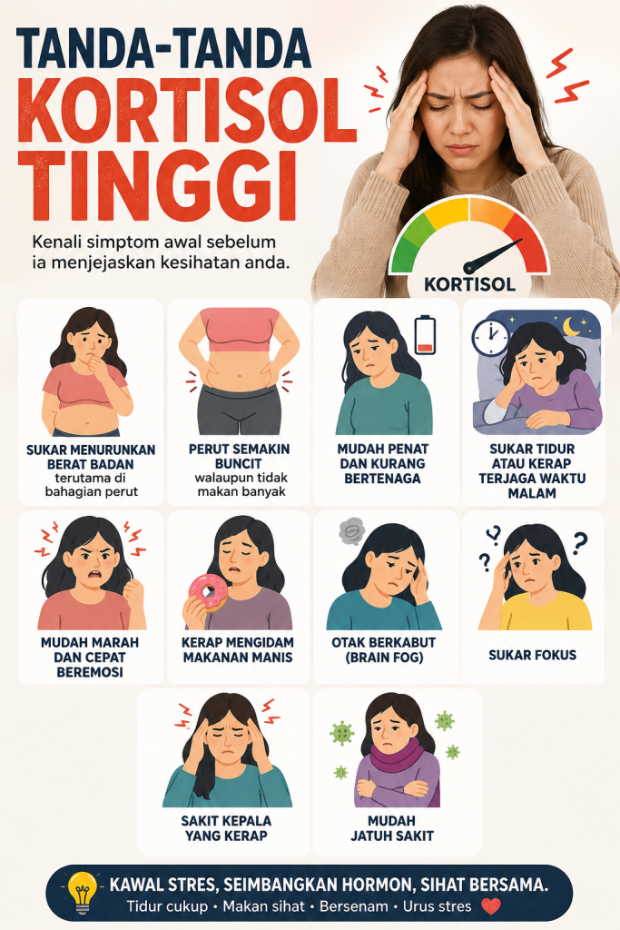 Suplemen Menurunkan Kortisol Tinggi