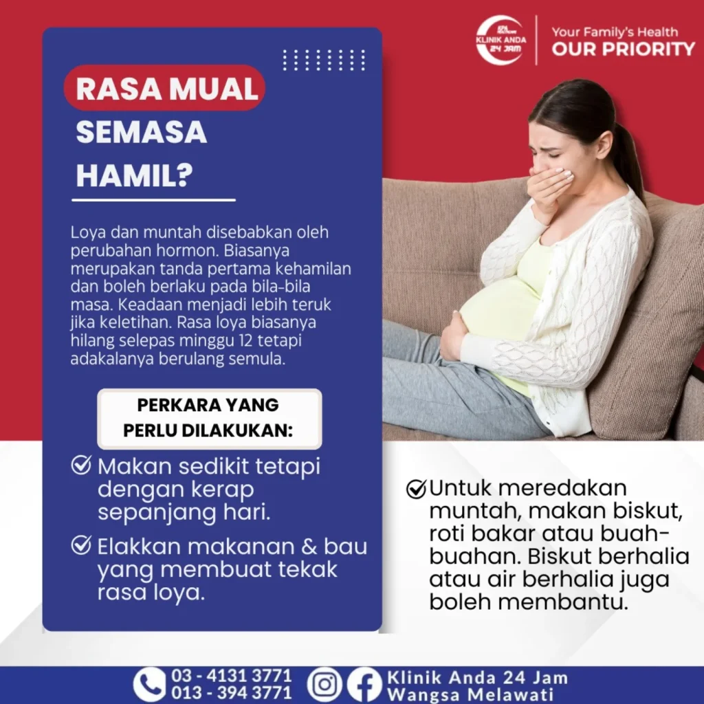 9 Cara Kurangkan Loya Ketika Hamil