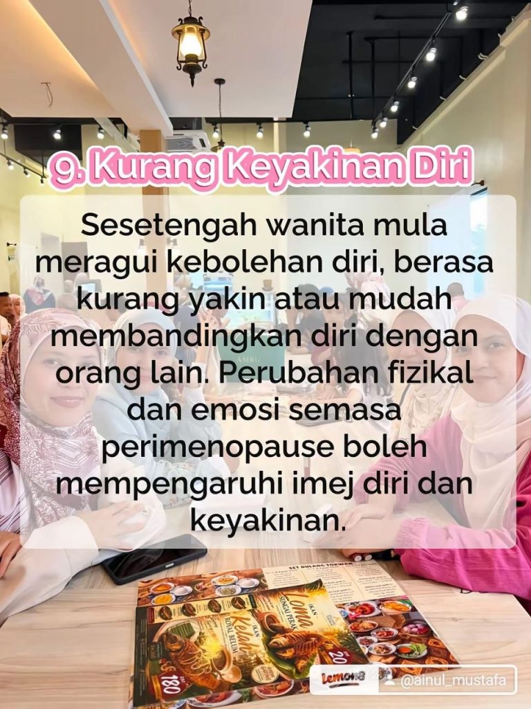 9 Perubahan Mental Semasa Perimenopause