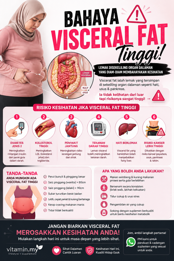 Suplemen Turunkan Visceral Fat
