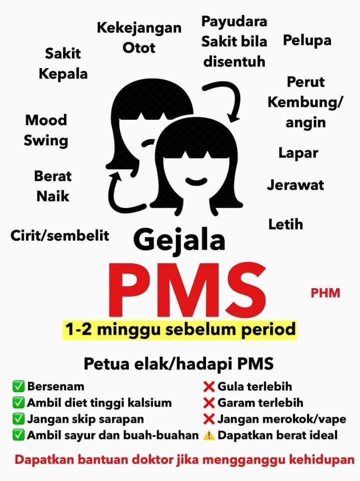 Cara Kurangkan Simptom PMS Secara Semula Jadi