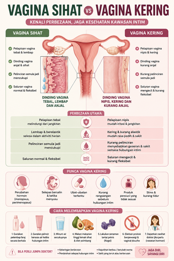 Suplement Atasi Faraj Kering Wanita 40an